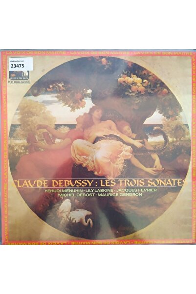 Plak Merkezi Claude Debussy (yehudı Menuhın) - Dönem Baskı