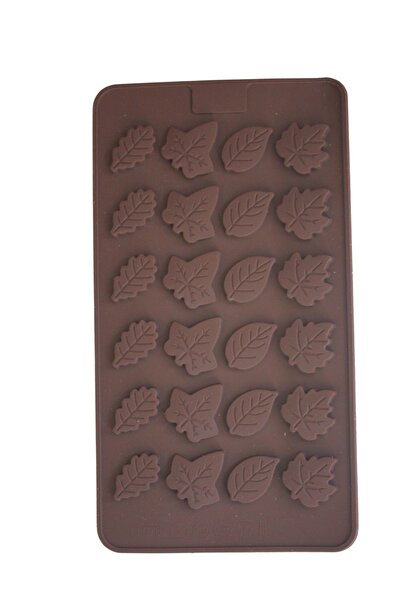 adarya Ince Yapraklar Silikon Çikolata Kalıbı