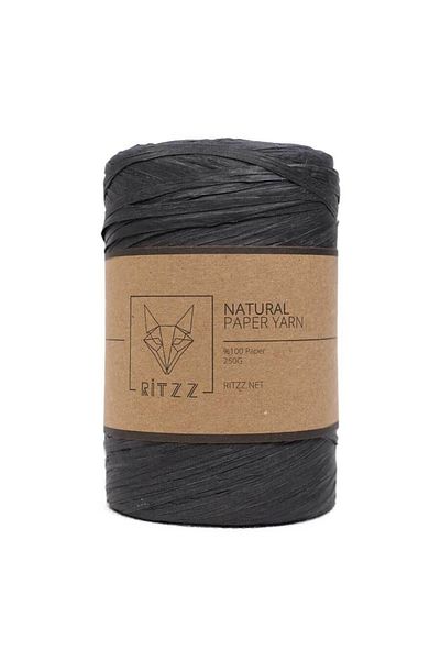 Ritzz Μαύρο σχοινί Raffia