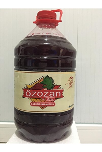 özozanoğlu 5 Lt Özozan Acılı Katkısız Şalgam Suyu