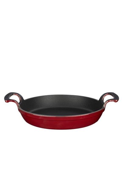 Lava Cast Iron Round Pan with Handle. Diameter: 20 cm. - Red - Lv Y Tv 20 Shn Fma08522