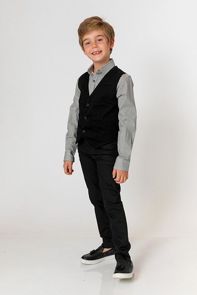 incity Boy's Black Vest