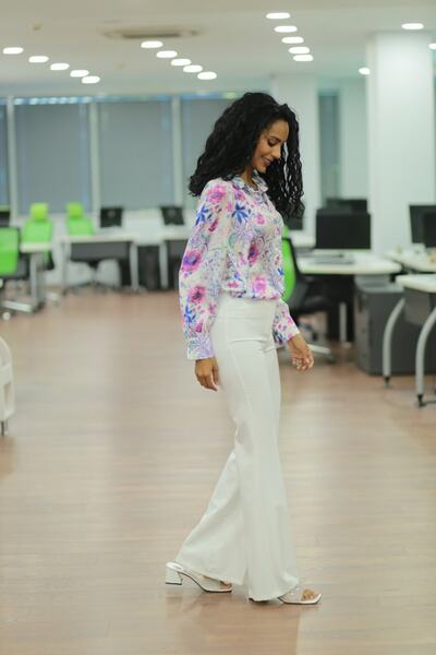 Prima Donna Solid Color Wide Leg Women's Trousers