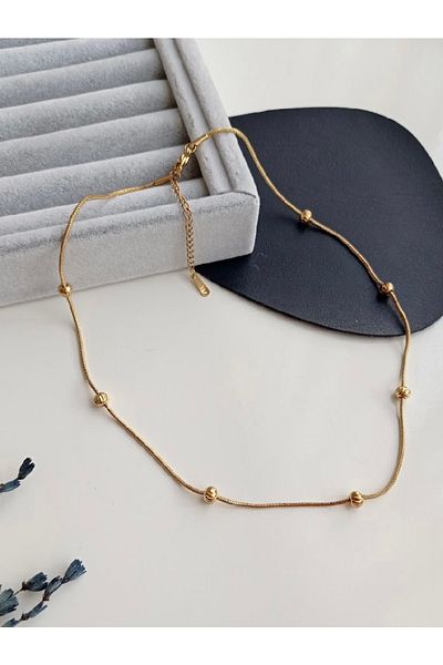 Mia Steel Ball Model Necklace