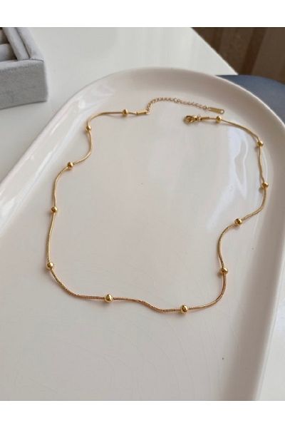 Mia Steel Ball Model Necklace