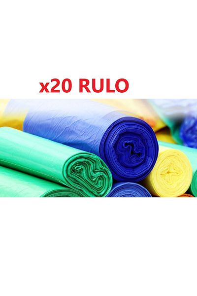 EFTAPLAST 80*110 Colored Garbage Bag 300gr (20 ROLLS-200 PIECES)