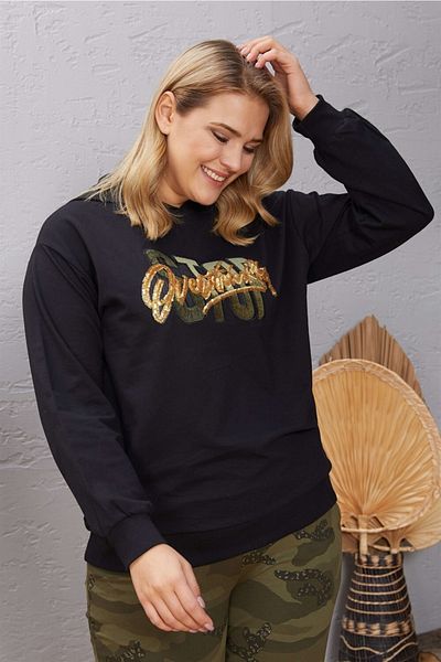 Women's plus size sweatshirts outlet