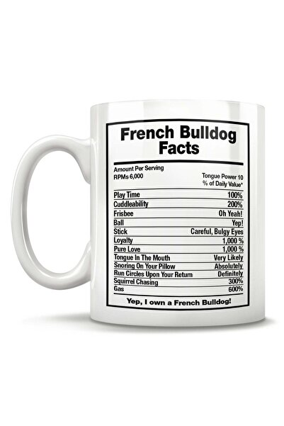 BEXDORE Fransız Bulldog Kupa Bardak, Fransız Bulldog Sahibi Kupa