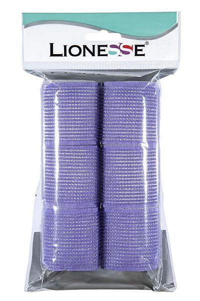 Lionesse Curler 1114 Purple with Sponge 6 Pack 3 Pieces