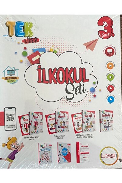 Palme Yayıncılık Palme 3.sınıf Tek Ilkokul Seti 07 Kalem +uç Hediyelii
