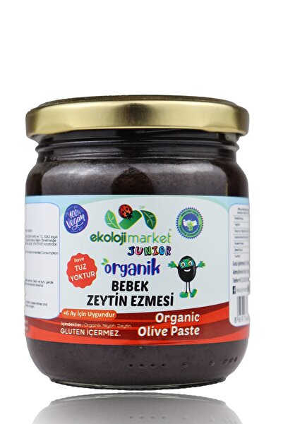 Ekoloji Market Organik Bebek Zeytin Ezmesi Ilave Tuz Içermez 210 Gr (gluten F...