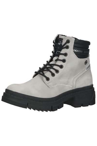 Dockers Stiefelette - Grau - Blockabsatz