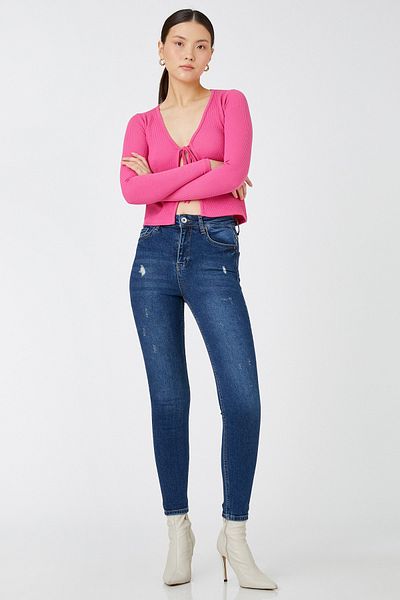 Koton Blugi de damă medii Indigo 3WAL40074MD