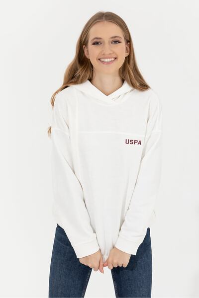 U.S. Polo Assn. البلوز المرأة البيضاء