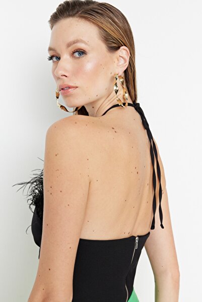 Trendyol Collection Bustier TPRSS23BS00017 lemovaný černou podšívkou