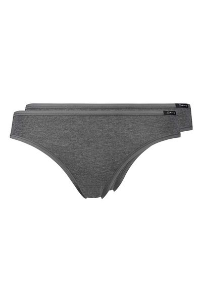 Skiny Damen Rio Slip, 2er Pack - Bikini-Slips, Baumwollstretch, Basic