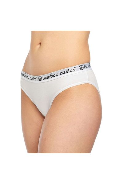 Bamboo Basics Damen Slips YARA, 3er Pack - Logo-Bund, atmungsaktiv, Single Jersey