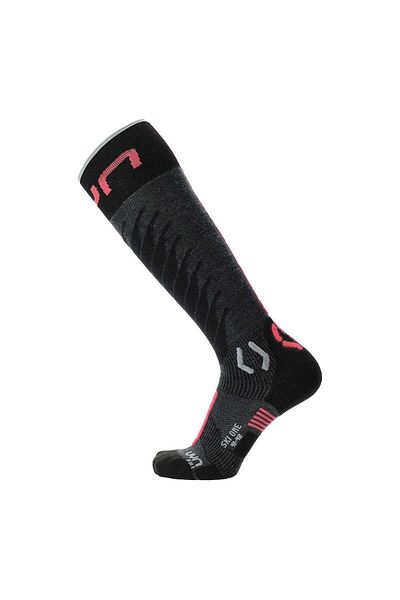 UYN Damen Skisocken - One Merino Socks, Merinowolle, Logo