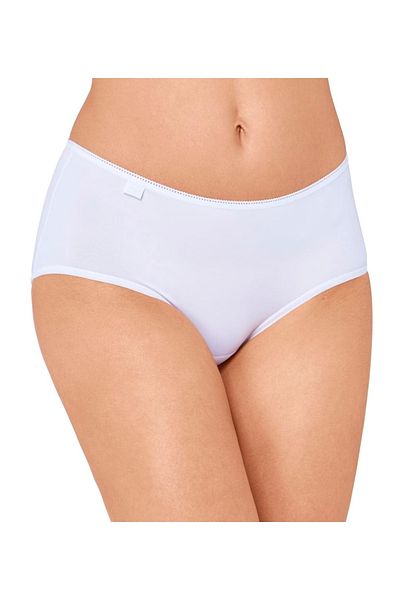 SLOGGI Damen Slip Midi, 6er Pack - 24/7 Mikrofaser, einfarbig