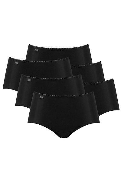 SLOGGI Damen Slip Midi, 6er Pack - 24/7 Mikrofaser, einfarbig
