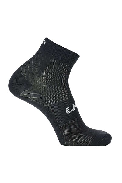 UYN Unisex Essential Short Cut Quarters Socken – 2er-Pack, Logo