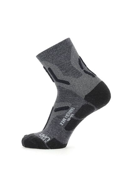 UYN Herren Trekking Socken - 2IN Merino Socken, Wandersocken, Merino, Logo