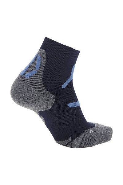 UYN Herren Trekking Quarter Socken - 2IN Low Cut Socken, Socken, Polyamid, Logo
