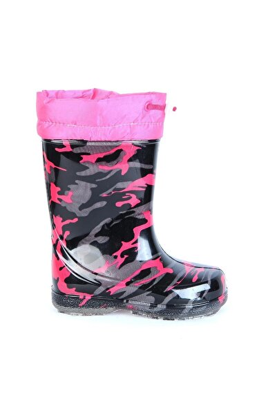 Ayakcenter Serabian Pf-580 Syh-fuchsia Furry Girl's Boots and Boots