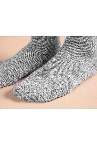 English Home 36-40 Gray Pastel Cotton Women's Long Socks
