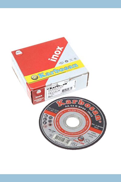 KARBOSAN Inox 115x1,6mm Inox 25'li Paket Kesme Taşı 115 Inox