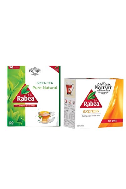 payitaht hurma Rabea Tea Pure Natural Green Tea - Black Tea - Rabea Yeşil Çay...