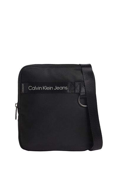 Calvin Klein Messenger Bag - Black - With Slogan