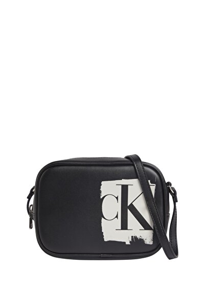Calvin Klein Shoulder Bag - Black - With Slogan