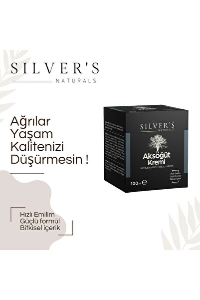Silver's Naturals Aksöğüt Ekstratlı Ağrı Ve Masaj Kremi-100 ml