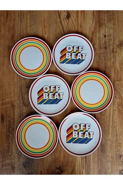 The Mia Hype 6-Piece 19 Cm Porcelain Cake Plate
