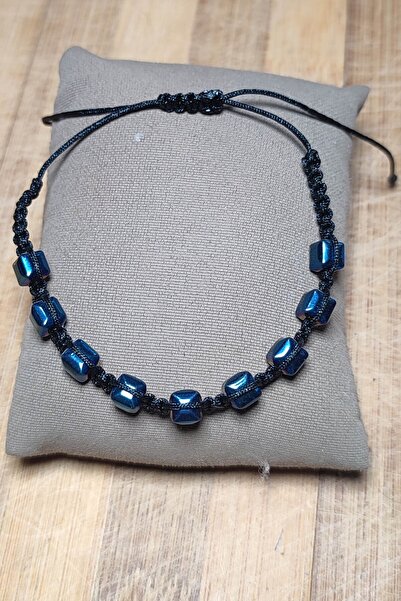 TAŞÇIZADE سوار طبيعي قابل للتعديل من حجر الهيماتيت الأزرق