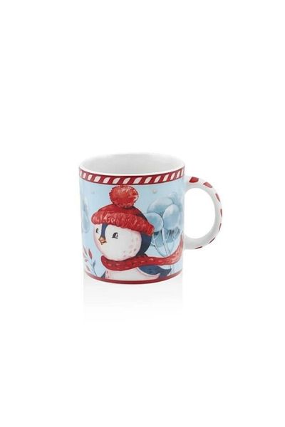 The Mia Sude Penguin Patterned Mug