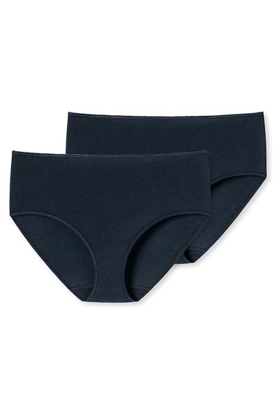 uncover by Schiesser Damen Slip Midi – 2er-Pack „Uncover“-Serie, S-3XL
