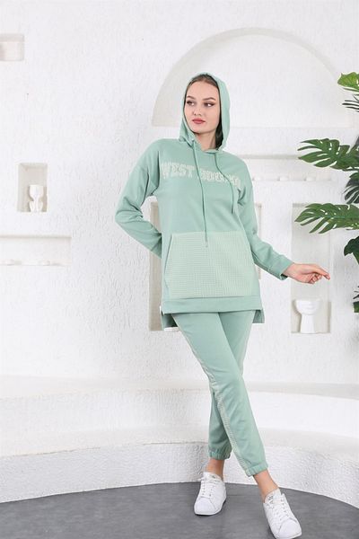 WestBound Trend Γυναικεία καθημερινή αθλητική φόρμα - Mint Green