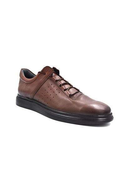 Prego Stilloni Genuine Leather Poly Sole Lace-Up Men's Casual Shoes