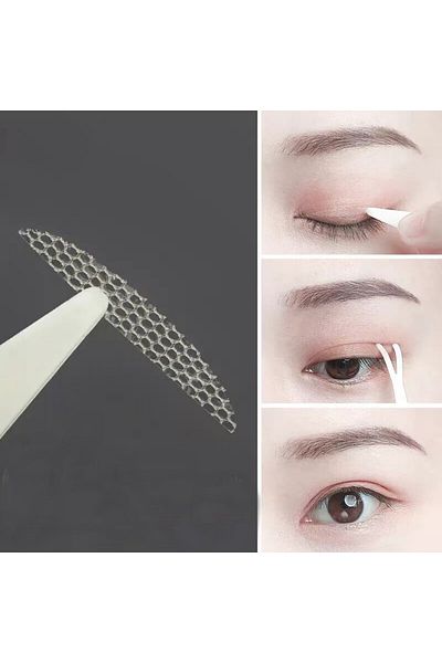 MOR SALKIM HOME Eyelid Lift Tapes Large Size 24 Pieces (Lace Look)