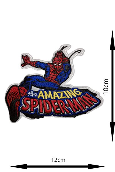 REMSATİC Ütü Ile Yapışan Arma - Patch - Yama The Amazing Spiderman Modeli (12...