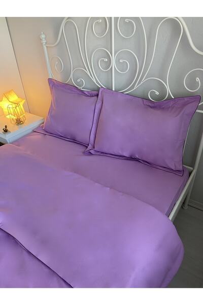 calinahome Dried Rose Double Duvet Cover Set (100% Cotton)