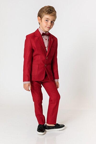 incity Boy's Claret Red Jacket