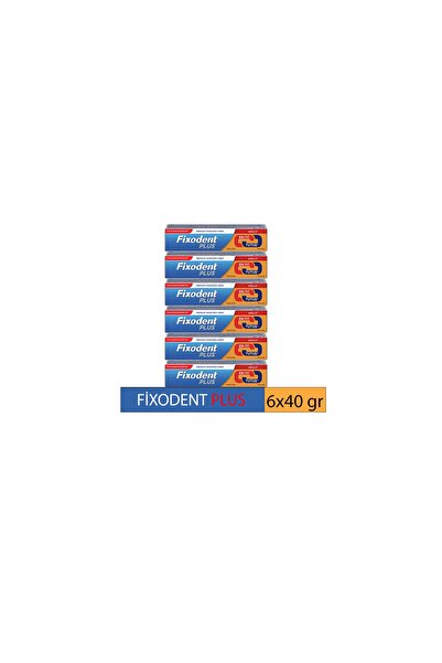 Fixodent Plus Protez Yapıtıcı 6 X 40 gr Skt 06.2025