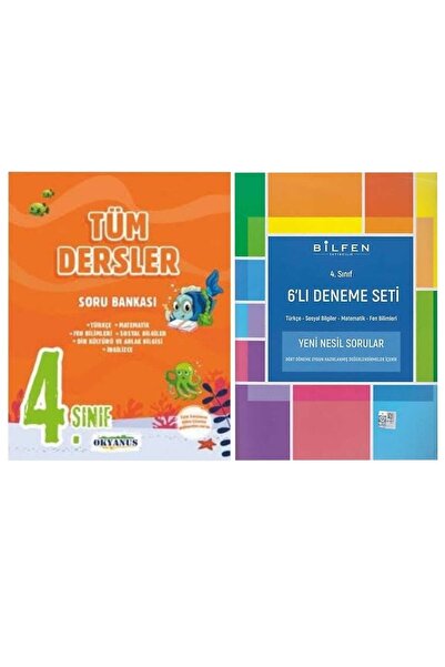 Okyanus Yayınları 4. Sınıf Tüm Dersler Soru Bankası + Bilfen Deneme Paketi