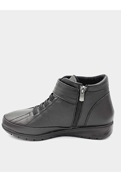 Voyager 7118 Women's Mother Genuine Leather Orthopedic Ankle Winter Daily Boots