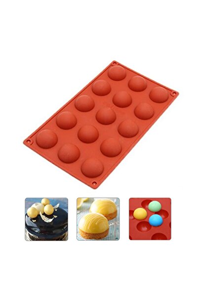 Getshopmini قالب سيليكون للكيك والشوكولاتة 15 قطعة من هيميسفير Gt128