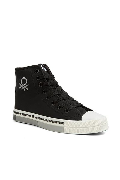 Benetton ® |   Bn-30747 - 3374 Black - Men's Sneakers