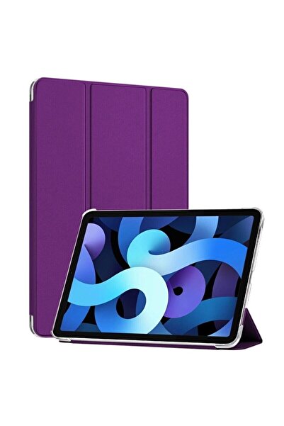 Branzino Ipad Air 2 9.7 Inç A1566 Smart Cover Uyku Modlu Standlı Arkası Şeffa...